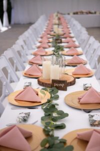 Alycia Sanders, portapixie events photographer wedding table