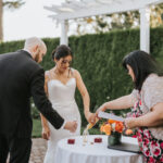 An Cortes, wedding cake cutting, portapixie events